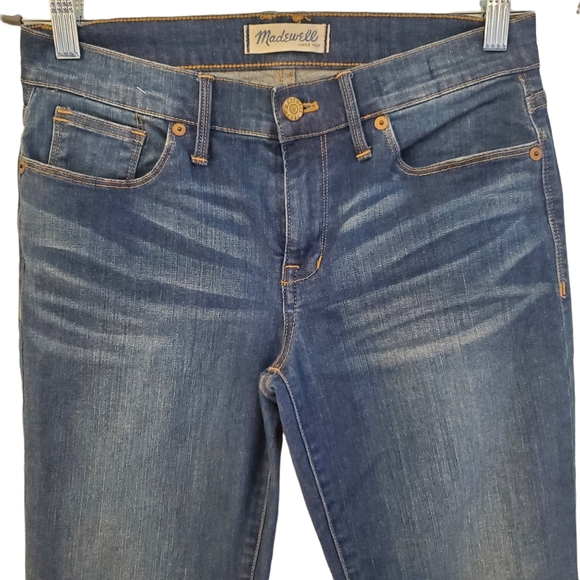 Madewell Skinny Ankle Zip Jeans - Picture 3 of 9